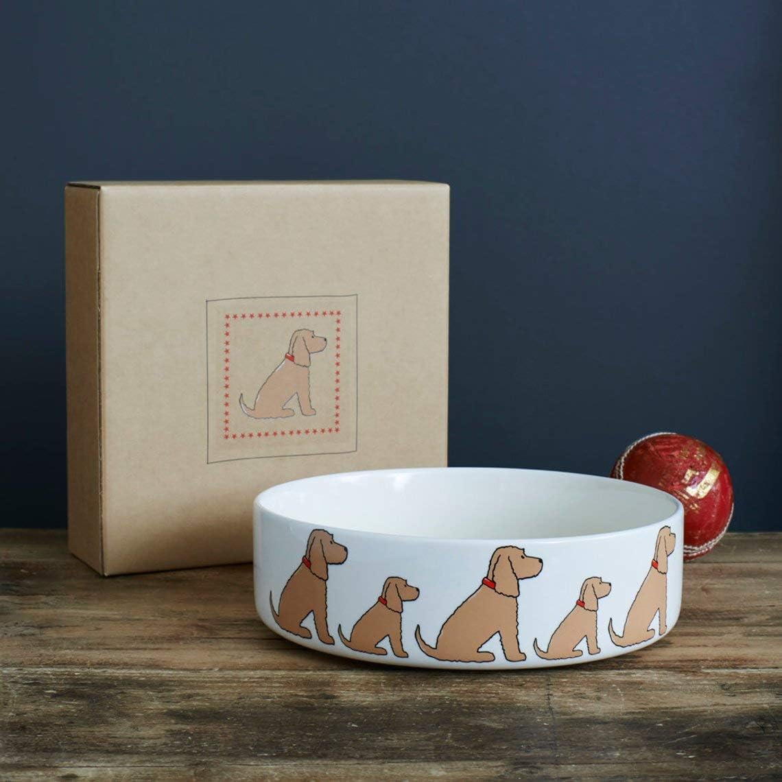 Sweet William Cocker Spaniel (Golden) Dog Bowl, White, 20 cm x 5.5 cm - Image 4