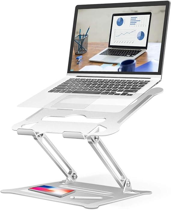 Portable Laptop Stands, Multiangle Laptop Riser with HeatVent, Space