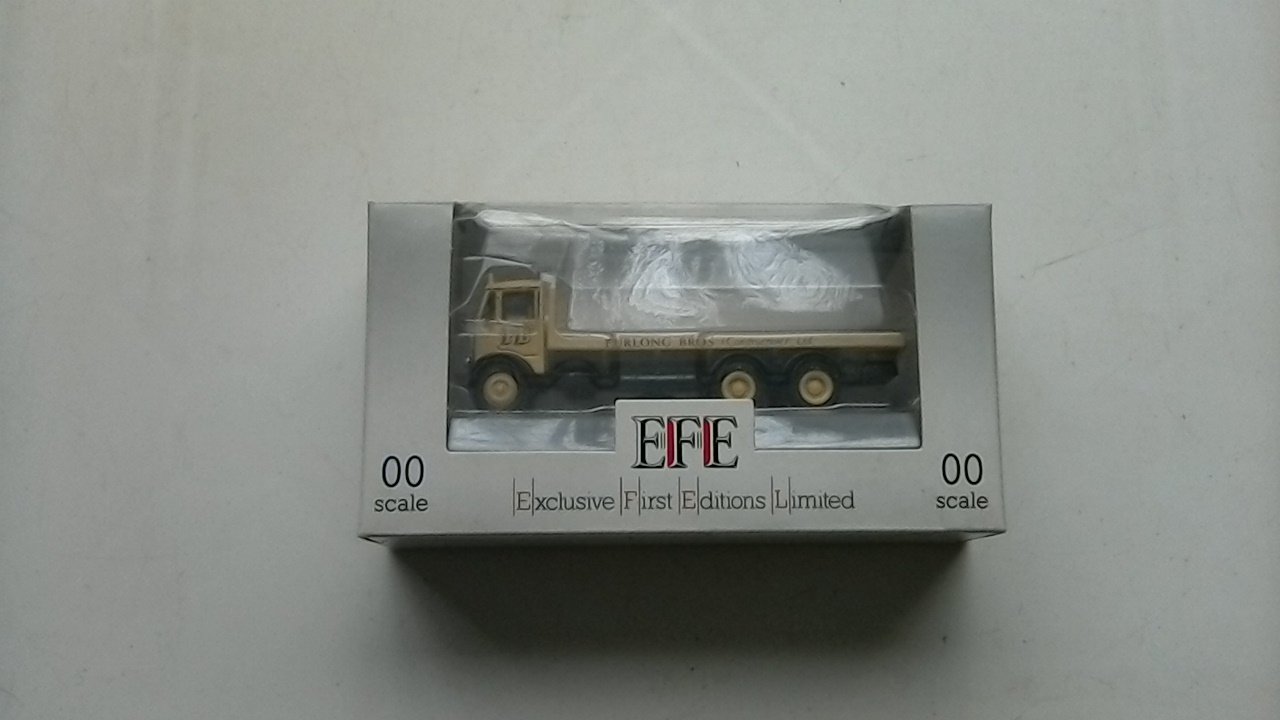 EXCLUSIVE FIRST EDITIONS 0/0 SCALE FURLONG BROS CONSTRUCTION LTD 6 WHEEL DELIVERY TRUCK.