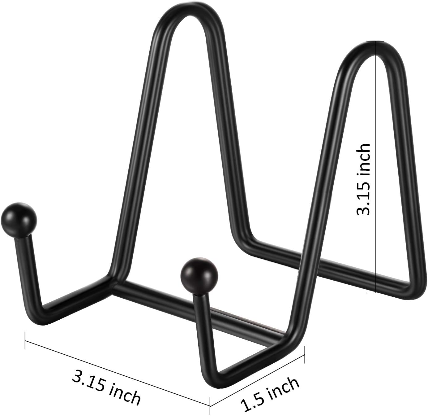 5 Pack Easel Display Stands Iron Decorative Plate Stand Display Holder