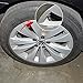 US85 Mercedes Benz Logo Emblem Auto Car Wheel Tire Air Valve Caps Stem Cover Accessories Decoration Birthday Gift (Silver Chrome)
