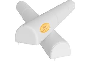 YENING 63" Extra Long Bed Bumpers for Toddlers Baby Foam Bed Guard Rail for Kids Bed Toddler Bed Bumper for Twin Full Queen King Size Bed, 2-Pack