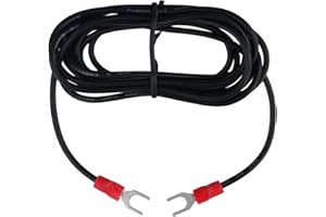 Gosknor Phonograph Turntable Ground Wire, 8 Inch Premium Copper Phono Gramophone Grounding Cable for Magnetic Cartridge Turnt