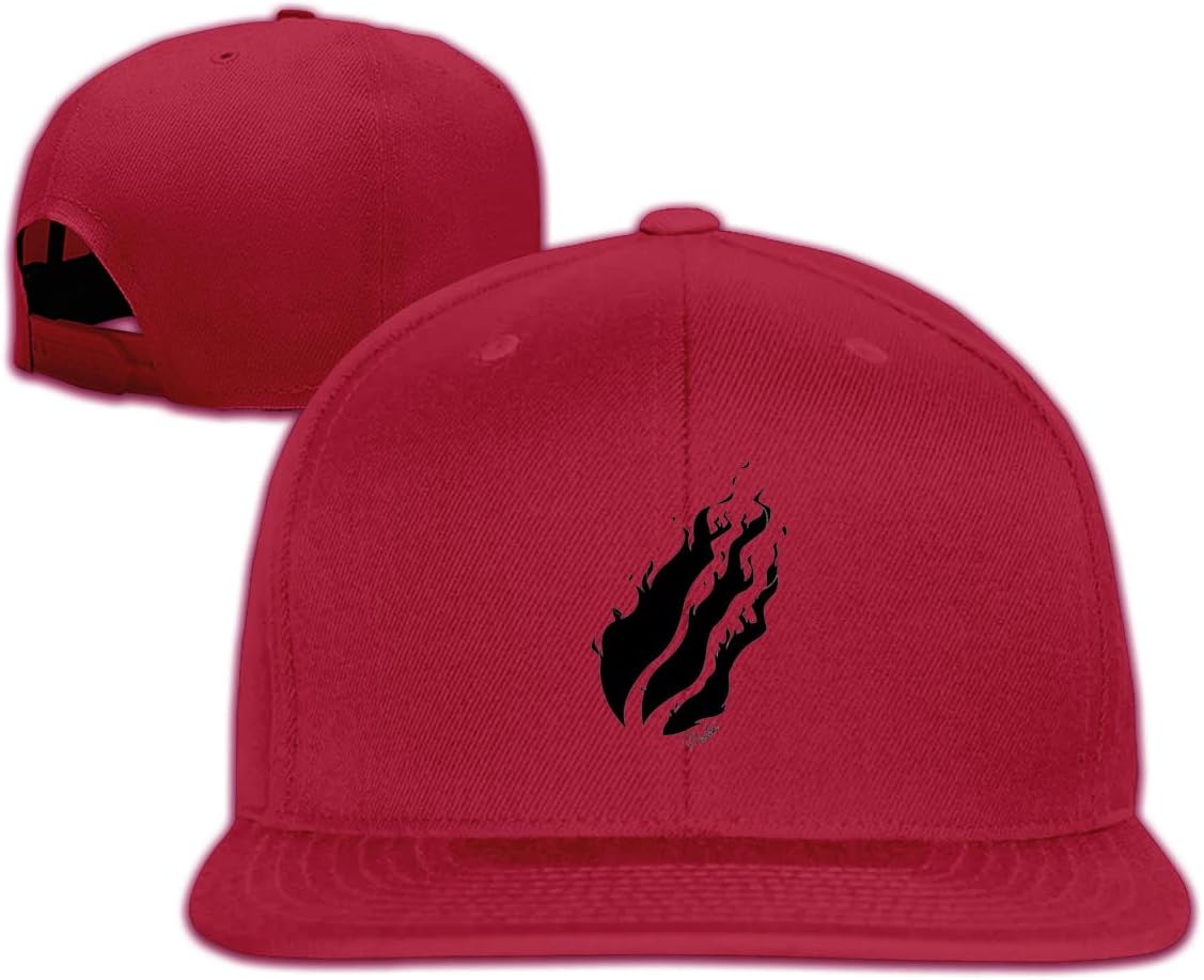 Lazy Tribe Preston-Playz Fashion Trend Men's and Women's Hats Hip Hop Baseball Caps Dark Red