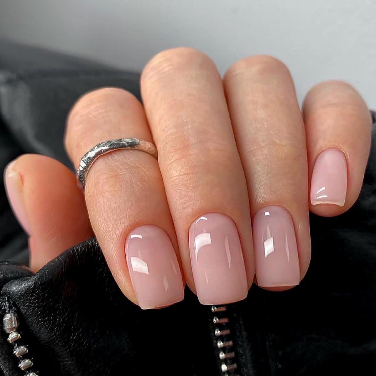 12 Pack 288Pcs Press on Nails Medium And Short - OPkssnails French Tip Press On Nails Almond And Square,Reusable Glue On Nails, Gel Fake Nails for Women - Image 2