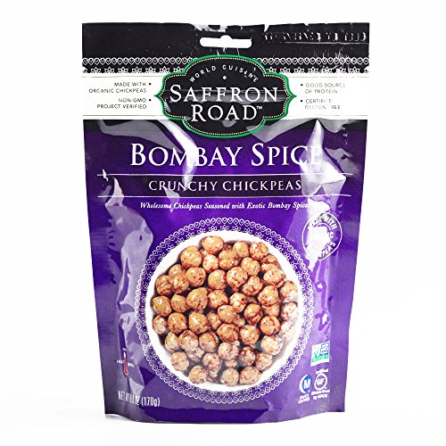 Saffron Road Bombay Spice Chickpeas 6 oz each (2 Items Per Order, not