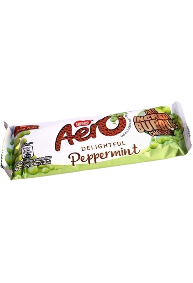Nestle Aero Milk Chocolate And Peppermint Bars, 1.4 Oz Bars, Pack