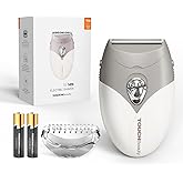 TOUCHBeauty 2025 Upgrade Electric Shaver for Women, Razor Cordless for Silky & Smooth Skin, Wet/Dry, Best for Travel Gray