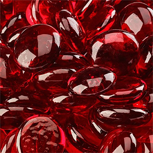 Red Fire Glass For Indoor And Outdoor Fire Pits Or Fireplaces 10