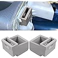 OICCTBF 2Pcs Car Door Arm Rest Switch Panel Clip Repair Kit Accessories for Chevrolet Silverado Tahoe for GMC Sierra Yukon 2003-2007,Snug fit, and Removable/Reusable (Gray)