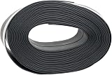 Metany Black Rubber Door Bottom Seal Strip 16.4ft Adhesive Weather Stripping view 4