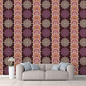Wall Mural Beautiful Pattern Colorful Texture Removable Self-Adhesive Large Wallpaper - 66x96 inches