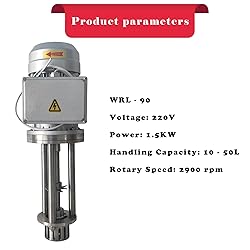 JARYANNIX 1.5KW High Shear Homogenizer High Speed