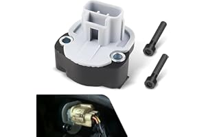 pinflaw Throttle Position Sensor, 5017479AA Throttle Body Position Sensor Accelerator, 3 Pin Engine TPS with Screws Accessories, Compatible with Dodge Jeep Grand Cherokee (Black)