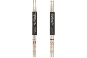 VANPHY Drum Sticks 7A Classic Hickory Drumsticks Wood Tip Drum Stick for Musical Instrument Percussion Drumstick for Beginners and Adults(2 Pair)