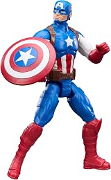 Marvel Titan Series Captain America Action Figure 11.5in 29.2 cm Toy Blue White view 2