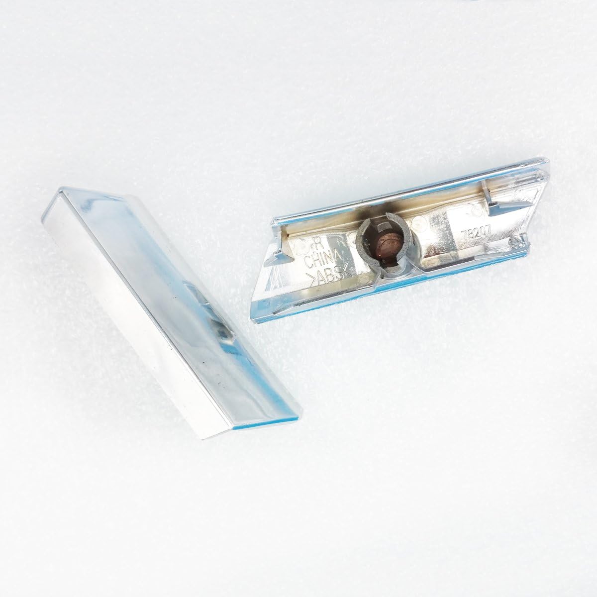 Front Headlight Washer Nozzle Cover Chrome SET Right + Left FOR 06-11