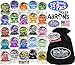 Crazy Aaron's Thinking Putty Mini Tins Deluxe Gift Set Bundle Featuring Glow, Hypercolor, Super Illusions, Scented, Electric, Primary, Metallic & Exclusive Matty's Toy Stop Bag - 25 Pack (.47 oz each)