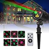 Christmas Laser Lights, Projector Lights Garden Spotlight Lights with Wireless Remote Control Waterproof Outdoor Indoor Party Holiday lights Decoration ( 2017 NEW )