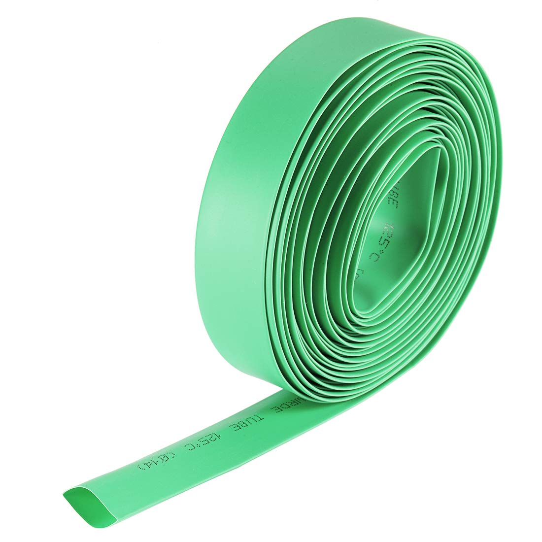 sourcing map Heat Shrink Tubing, 14mm Dia 2:1 rate Shrinkable Tube Cable Sleeve 7m - Green
