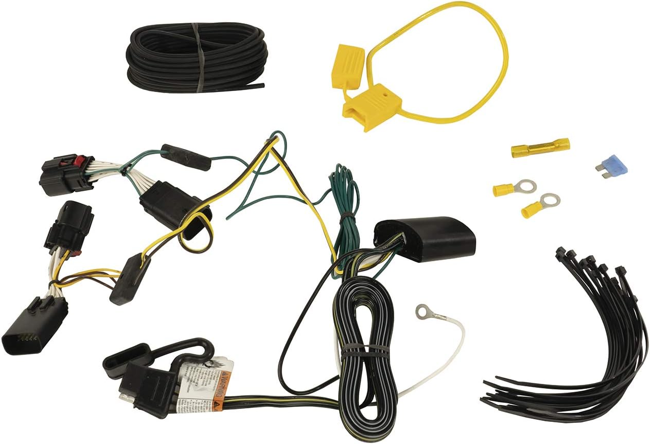 Rugged Ridge 17275.04 Black Trailer Wiring Harness for 18-current Jeep Wrangler JL/JLU