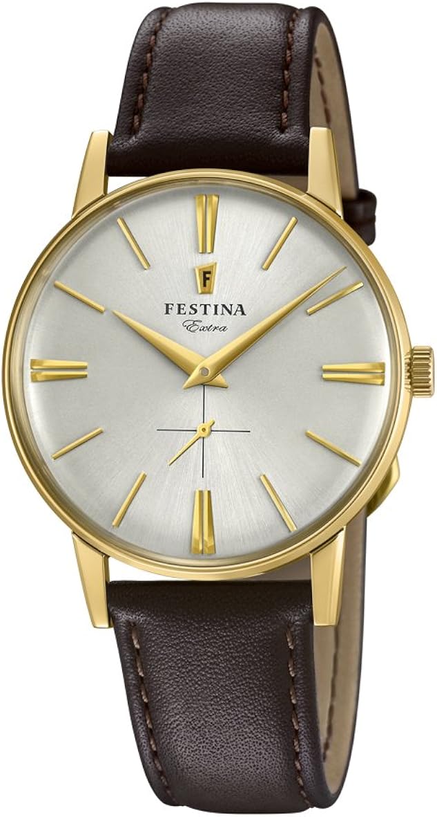 Festina Mens Analogue Classic Quartz Connected Wrist Watch with Leather