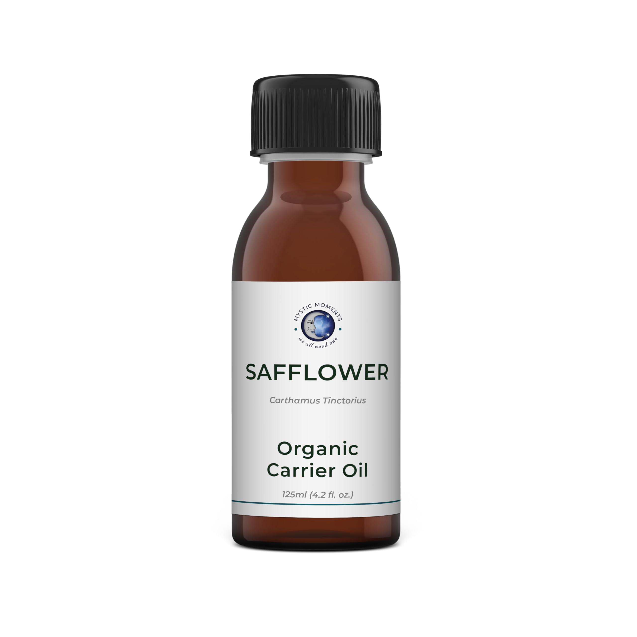 Mystic Moments | Safflower Organic Carrier Oil 250ml | Cold Pressed Carthamus Tinctorius Seed Oil | Light & Non-Greasy | Hair Softening Oil | RBD Refined | Australia Origin | Vegan GMO Free