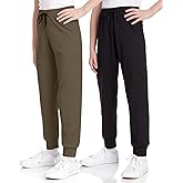 Sweet Hearts Girls Sweatpants - 2 Pack Soft Fleece Athletic Performance Jogger Girls Pants: Made in USA (Sizes 5-18)