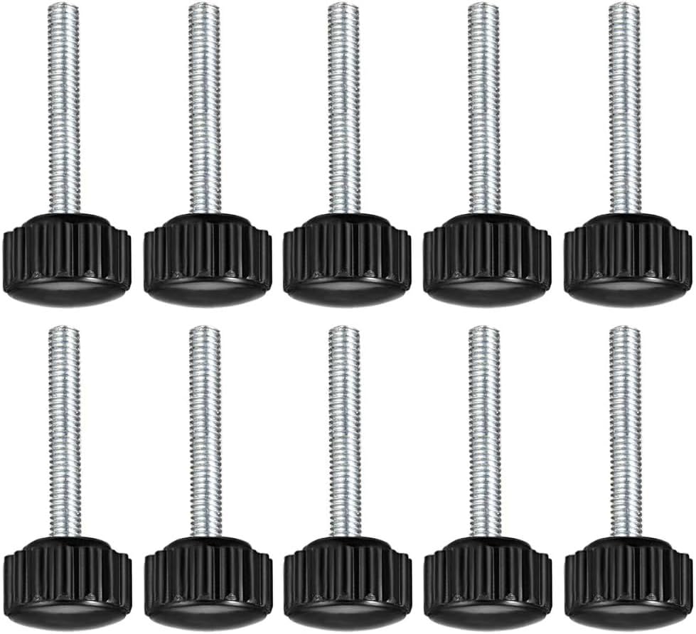 MACHSWON Knurled Clamping Knobs Saw Drill Press Lathe and Routing Jigs Packaging Machinery Printing Equipment Hand Clamping Handle Bolt Hand Knob Screw Replacement Parts M4 x 30mm 10pcs