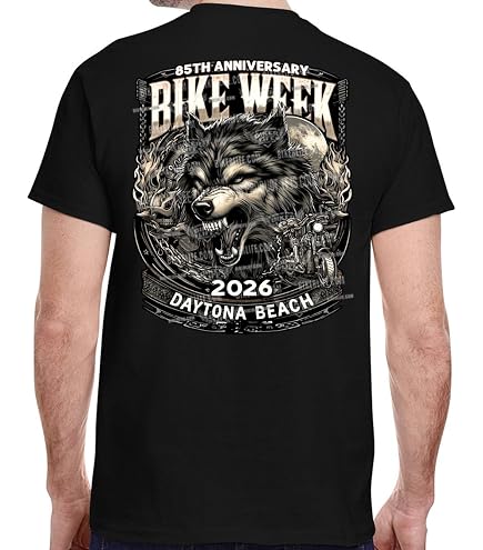 2025 Laconia Motorcycle Week Eagle Landing T-Shirt(S, Black