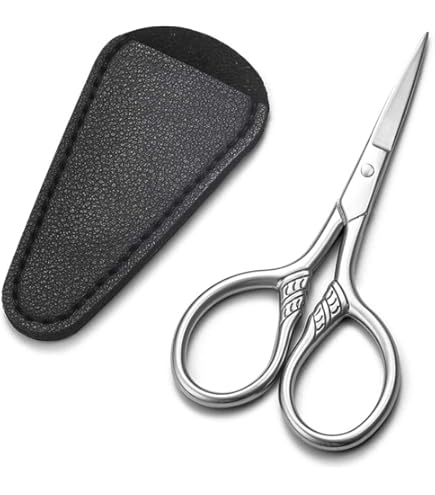 HALO FORGE Tijeras De Bordado De 4.75 Pulgadas: Cabeza Redonda Seguridad Pequeñas Tijeras De Mano, Sharp Hoja De Acero Inoxidable Tijeras De Costura, Tijeras De Tela Para Cortar Tela, Ropa, Textiles