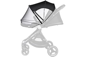 Insect Netting Only for ELITTLE EMU Baby Stroller, Mosquito Net Zipper Design Great Accessories for Baby Stroller, Easy to Install and Portable, Breathable Mesh Net, Easy Use for Strollers