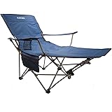 ozark trail mesh lounge chair with footrest