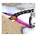 Split Ring Pliers - Aluminum Fishing Pliers Hook Remover Tungsten Carbide Cutters Saltwater Resistant Fishing Gear Split Ring Fish Holder with Coiled Lanyard & Sheath Fishing Gifts for Men(Red)