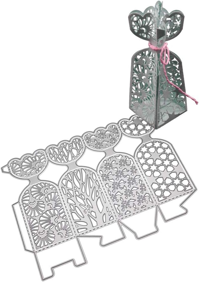 Kaiboo Cutting Dies Stencil for DIY Scrapbooking Album Card Making Decor Tool Gift(Candy box)