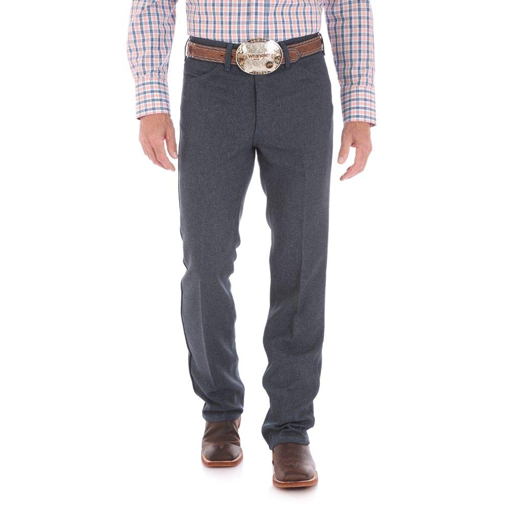 Wrangler mens Wrancher Dress jeans, Heather Blue, 34W x 34L US