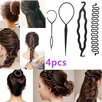 Amazon Com 4pcs Hair Braiding Roller With Magic Hair Twist