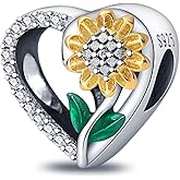 LNQOBU Happy Life Pendant Charm Bead Fits for Charm Bracelets - 925 Sterling Silver Dangle Pendant Bead for Woman(With one Spacer Beads Charms)