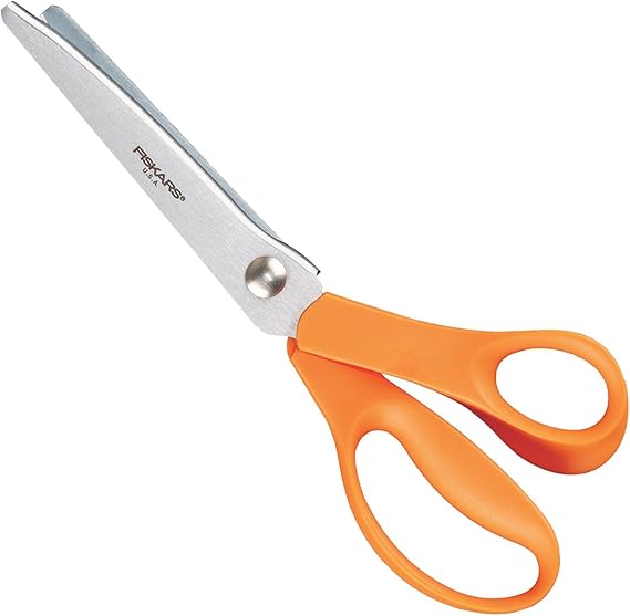 Fiskars Pinking Scissors, Length 23 cm, For righthanded users