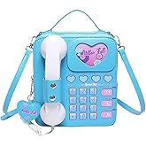 Sister Amy® Retro Dial Telephone Crossbody Shoulder Bag – Vintage-Inspired Design with Movable Microphone