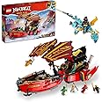 LEGO Ninjago 71797 Aerial Battleship Bounty Toy Blocks, Present, Ninja, Carrot, Vehicle, Nori, Boys, 9 Years Old and Up