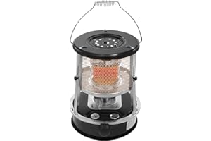 Jiabailie Outdoor Camping Kerosene Heater,9000 BTU Outdoor Kerosene Stove,Portable Kerosene Stove Non Electric Heaters for Emergency Oil Heater for Heating,Garage Height Adjustable4.6L (Black)