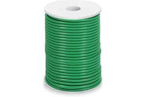 Plant Twist Tie 3.5mm, 20m Soft Garden Plant Wire Green Ties Twine Wires for Gardening Support Climbing Plants Crafts Vines