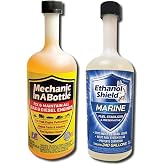 Ethanol Shield Marine Fuel Stabilizer &amp; Preservative/Mechanic In A Bottle Gas &amp; Diesel Formula Fuel System Cleaner 24 oz - 2 Pack