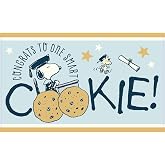 Fun Express 60" x 36" Peanuts Snoopy One Smart Cookie Grad Party Polyester Banner