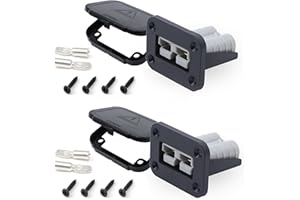 GUIRUIMOON 50A Anderson Plug Connector, Battery Quick Connect/Disconnect Connector, Winch Battery Quick Disconnect 8-12AWG fo