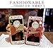 Surpriseyou iPhone SE 5S Case, Luxury Crystal Rhinestone Soft Rubber Bumper Bling Diamond Glitter Mirror Makeup Case with Ring Stand Holder for iPhone 5 5S SE- Gold