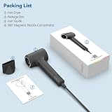 TQQ Hair Dryer 110,000 RPM Brushless Motor 200M Negative Ions 57dB view 7