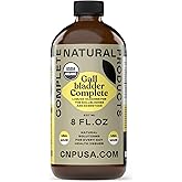 Gallbladder Complete 8oz Organic Liquid Concentrate - Organic Gallbladder Support Formula with Apple Cider Vinegar Digestive Bitters Stone Breaker for Bile Flow Detox - Digestive Cleanse Flush Support