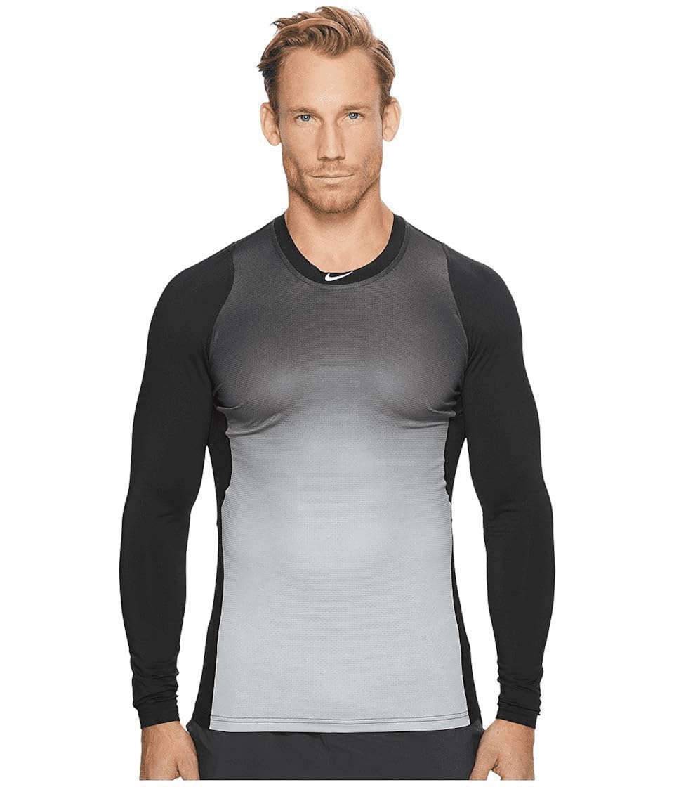 nike pro hypercool men's long sleeve baseball top